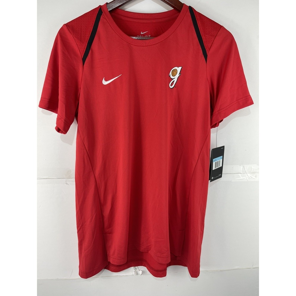 Nike Dri-Fit Womens Medium Georgia Basketball Short Sleeve Athletic Shirt